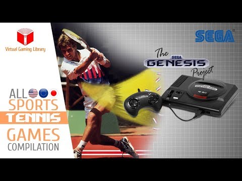 All SEGA Genesis/Mega Drive Tennis Games Compilation - Every Game (US/EU/JP/BR)