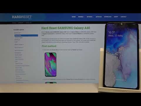The look of boot animation on SAMSUNG Galaxy A40 | SAMSUNG Galaxy A40 boot process