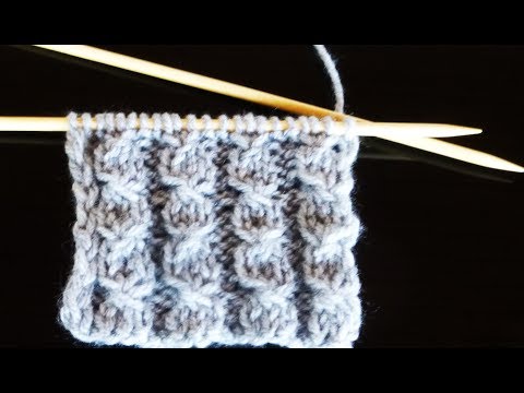 Strickmuster ZOPF IMITATION / Falscher Zopf stricken für Anfänger