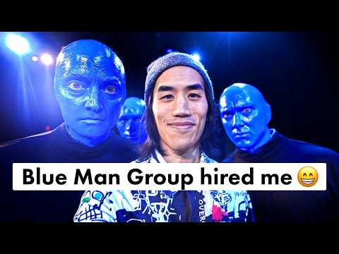 Getting weird with Blue Man Group