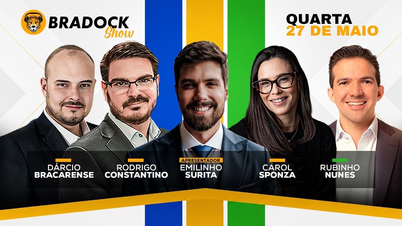 Bradock Show 27/05/26 - EMILINHO, CONSTANTINO, DÁRCIO BRACARENSE, CAROL SPONZA E RUBINHO NUNES