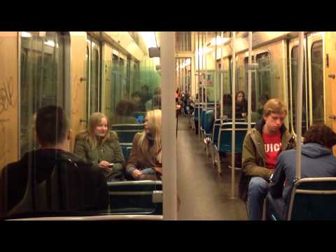 Ritje met RET metro type SG2 wagen 5243