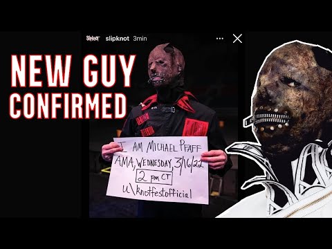 SLIPKNOT CONFIRM MICHAEL PFAFF IS THE NEW GUY!
