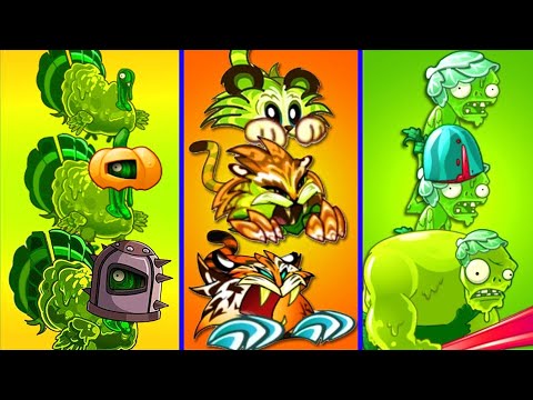 Tiger Grass vs Turkey Pult vs Zoybean Pod - Who Will Win? Pvz 2 Plant vs Plant