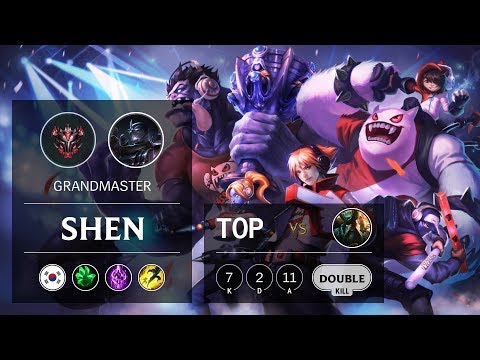 Shen Top vs Gangplank - KR Grandmaster Patch 9.21