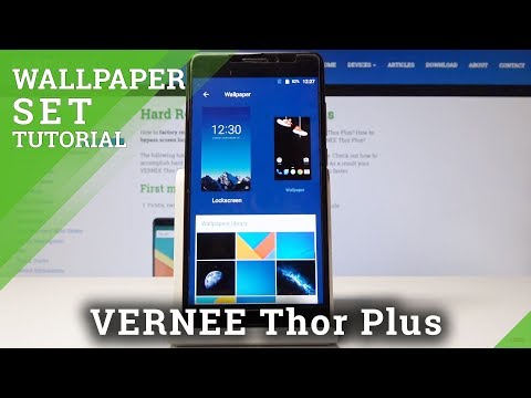 How to Update Wallpaper in VERNEE Thor Plus - Set Up Home & Lock Screen
