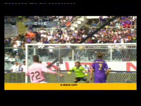 FC Fiorentina vs. FC Palermo 1:2 (First Goal for 0:1 - Josip Ilicic)