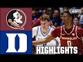 Florida State Seminoles vs. Duke Blue Devils | Full Game Highlights | ESPN College Basketball