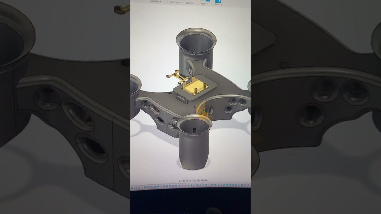 70mm EDF drone new design for data collection and PID experimentation