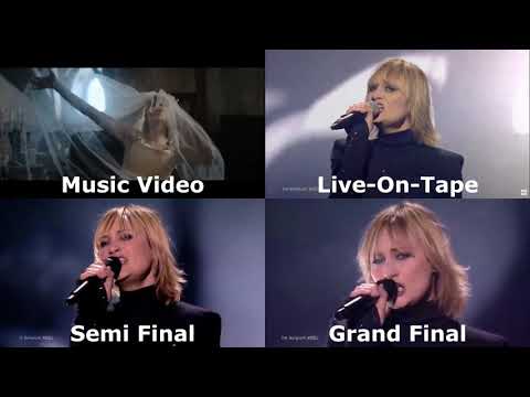 Hooverphonic - The Wrong Place (Eurovision 2021) || 4-Way Comparison