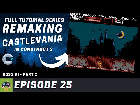 Construct 3 Tutorial - Remake Castlevania Series E25, Boss AI 2