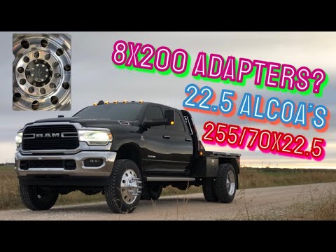 22.5 Alcoa’s on your RAM 3500 dually 2019 and newer ￼