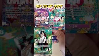 Day 219 hit quest #OnePieceTCG #PackOpening #ChaseCard #RedemptionJourney #ProfitOrLoss