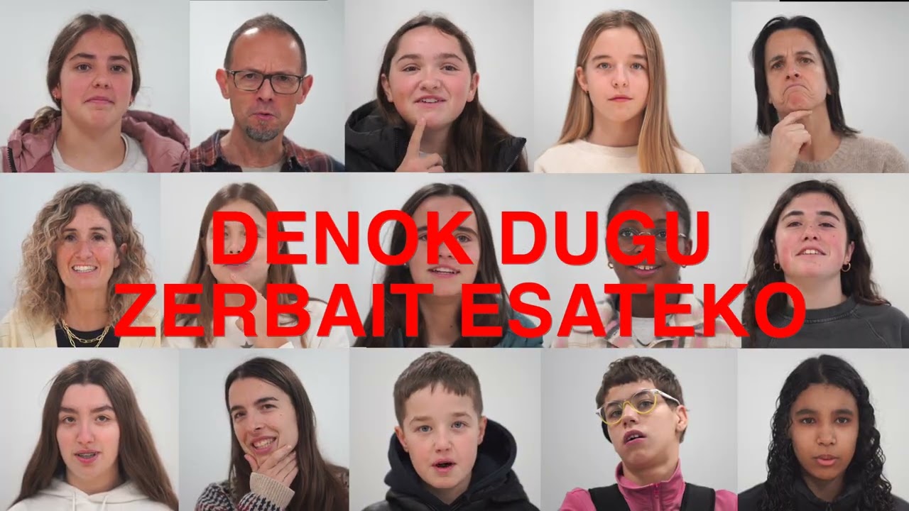 Dame 1' de Cultura - Denok dugu zerbait esateko - Euskarazko minuturik onena Saria