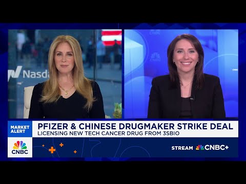 Pfizer strikes deal with China's 3SBio to license cancer drug