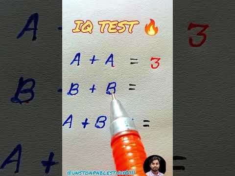 IQ TEST 🔥 ONLY FOR GINUS 😱 #unstoapablestudy0111 #mathiqtest #iqtest #maths