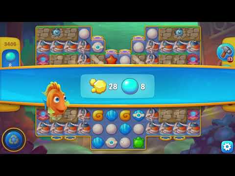 Fishdom 3406 Level - NO BooSTERS