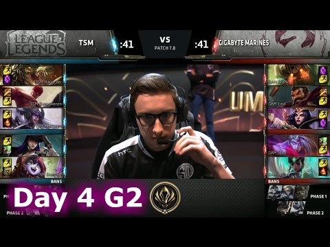 TSM vs Gigabyte Marines | Day 4 LoL MSI 2017 Group Stage | TSM vs GAM Mid Season Invitational