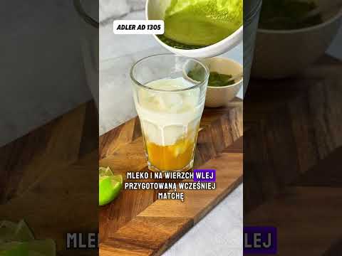 Orzeźwiająca Matcha Mango Latte