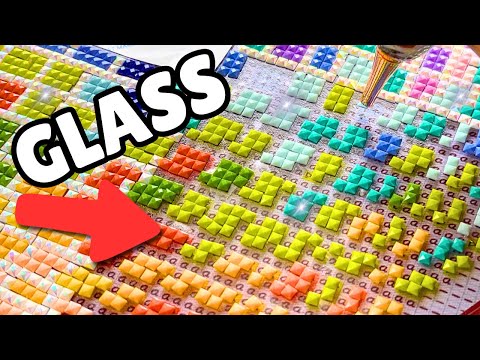 Diamantmalerei auf Glas! *Ästhetisch* @minoricuteclub