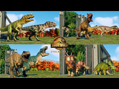 ALL 90 DINOSAURS AND REPTILES RANDOM SKIN MAX EGG INTRODUCTION in Jurassic World Evolution 2