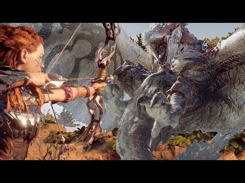 Horizon Zero Dawn Fans WILL LOVE Monster Hunter World (MH World - Monster Hunter World Gameplay) Video