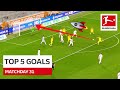 Top 5 Goals • Haaland, Haidara & More | Matchday 31 - 2020/21