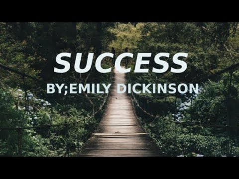 Success is counted sweetest - A poem by Emily Dickinson