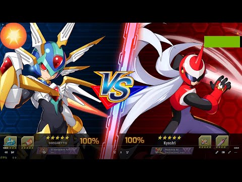 MEGAMAN X DIVE--- COPY X 5*  VS PROTOMAN EXE 5*