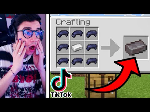 10 TIK TOK *IMPOSSIBILI* DA USARE SU MINECRAFT!!