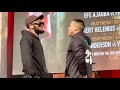 JULIAN WILLIAMS STARES DOWN VLADIMIR HERNANDEZ IN FIRST FACE OFF SINCE ROSARIO LOSS