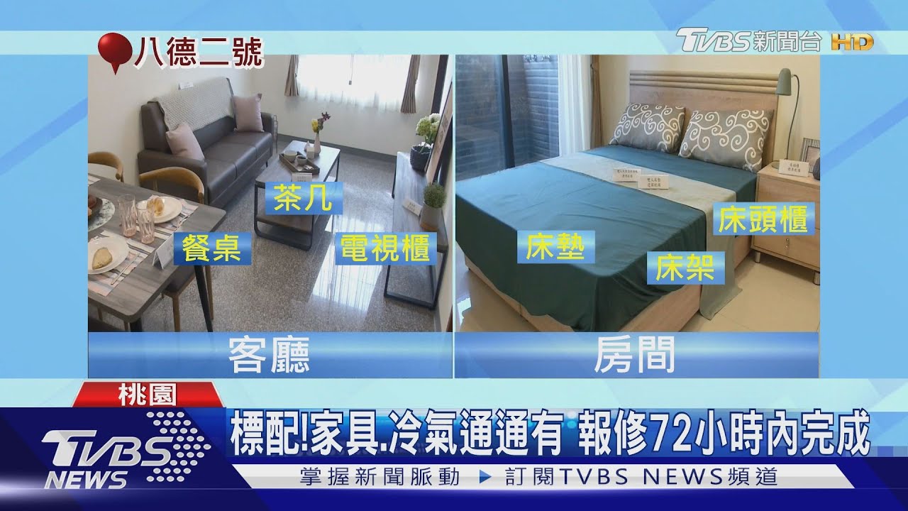 以租代買! 免買家電一只皮箱入住桃社宅