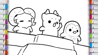 99 Nights in the Forest (COLORING PAGES)  How to color All Cute 99 Nights in the Forest