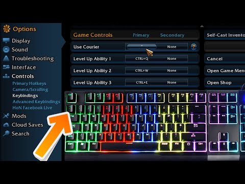 HoN Settings | Tutorial Keybindings For beginners