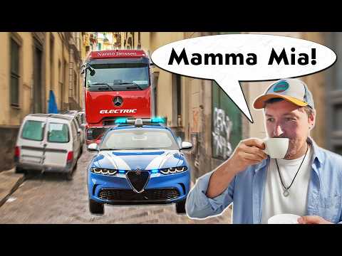 eActros 600 bekommt Polizeischutz: Höllentrip in Neapel