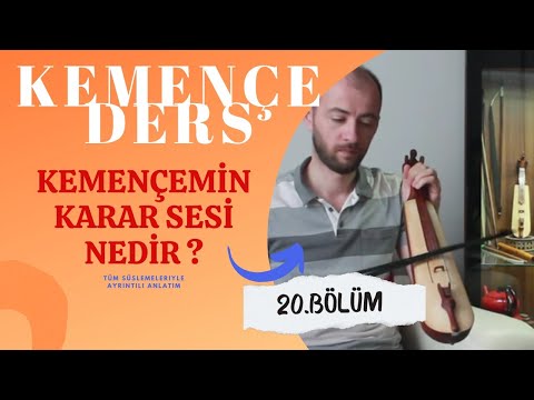 Kemençe Dersi - Kemençe'nin Karar Sesini Bulma