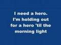 Shrek 2 I Need A Hero With Lyrics On The Screen