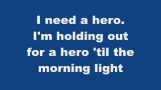 shrek 2 I need a hero (with lyrics on the screen)