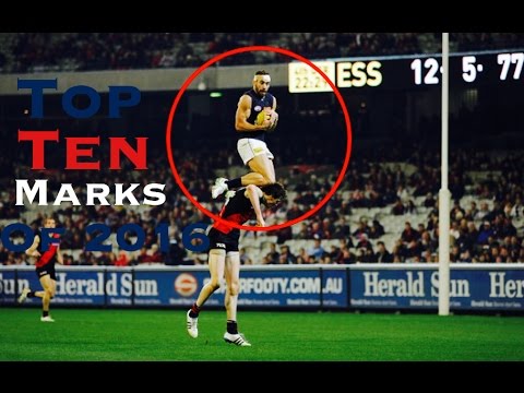 Top 10 AFL Marks of 2016