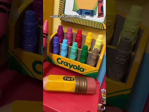Upcycling a letter holder into a crayon box! #dandelioncrayon #upcycle #diy