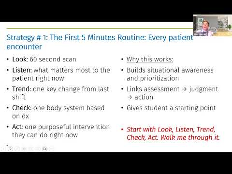 The First Five Minutes Routine