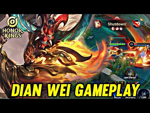 HOK : DIAN WEI GAMEPLAY | IN JUNGLE - HONOR OF KINGS