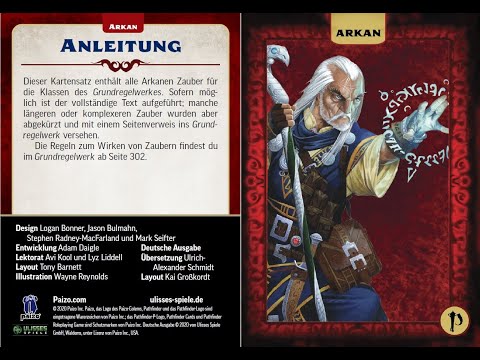 Pathfinder Durchgeblättert Folge 19 - Kartenset Arkanzauber