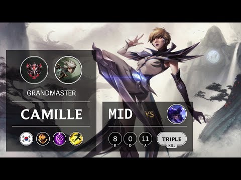 Camille Mid vs Ryze - KR Grandmaster Patch 9.9
