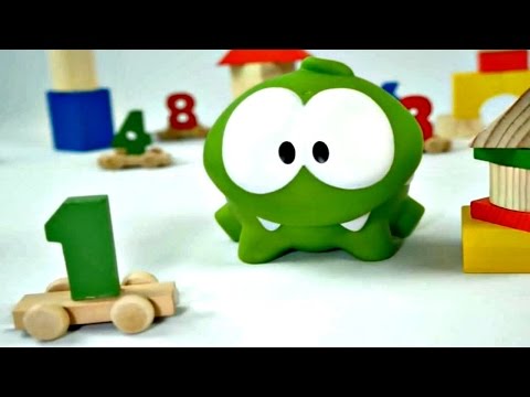 Om Nom lernt Zahlen. Videos für Kleinkinder.