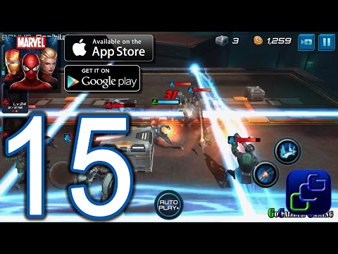 Marvel Future Fight Android iOS Walkthrough - Part 15 - Chapter 3 NORMAL Stages 11, Bonus, Dimension