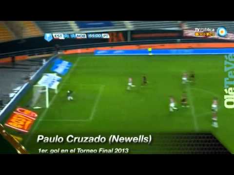 Rinaldo Cruzado anota golazo en su debut con Newell's