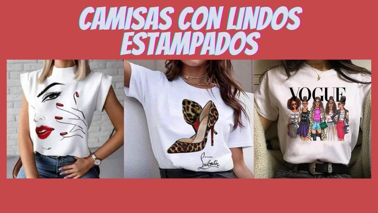 CAMISAS DE DAMA CON LINDOS ESTAMPADOS😍LADIES SHIRTS WITH CUTE PRINT