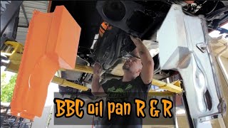 "Cracked oil Pan" How to replace a 454 Oil Pan on 73-87 Chevy GMC C10 square body 2wd
