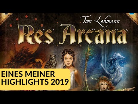 Res Arcana - Ein Highlight 2019 - (Tom Lehmann, Sand Castle Games / Asmodee 2019) - Teil 1: Gameplay